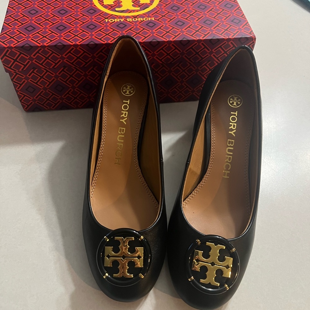 Tory Burch Black Heels